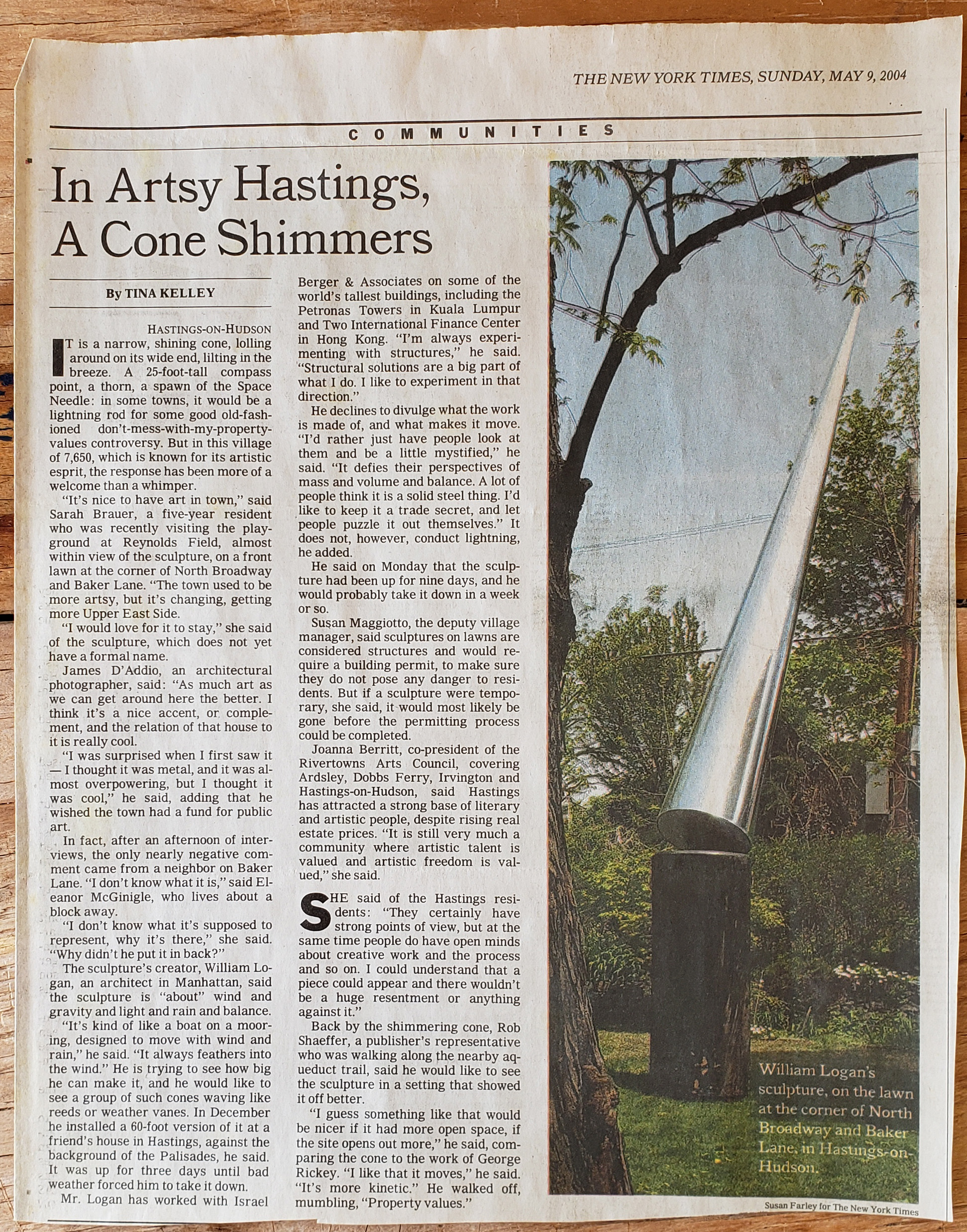 "In Artsy Hastings, a Cone Shimmers"